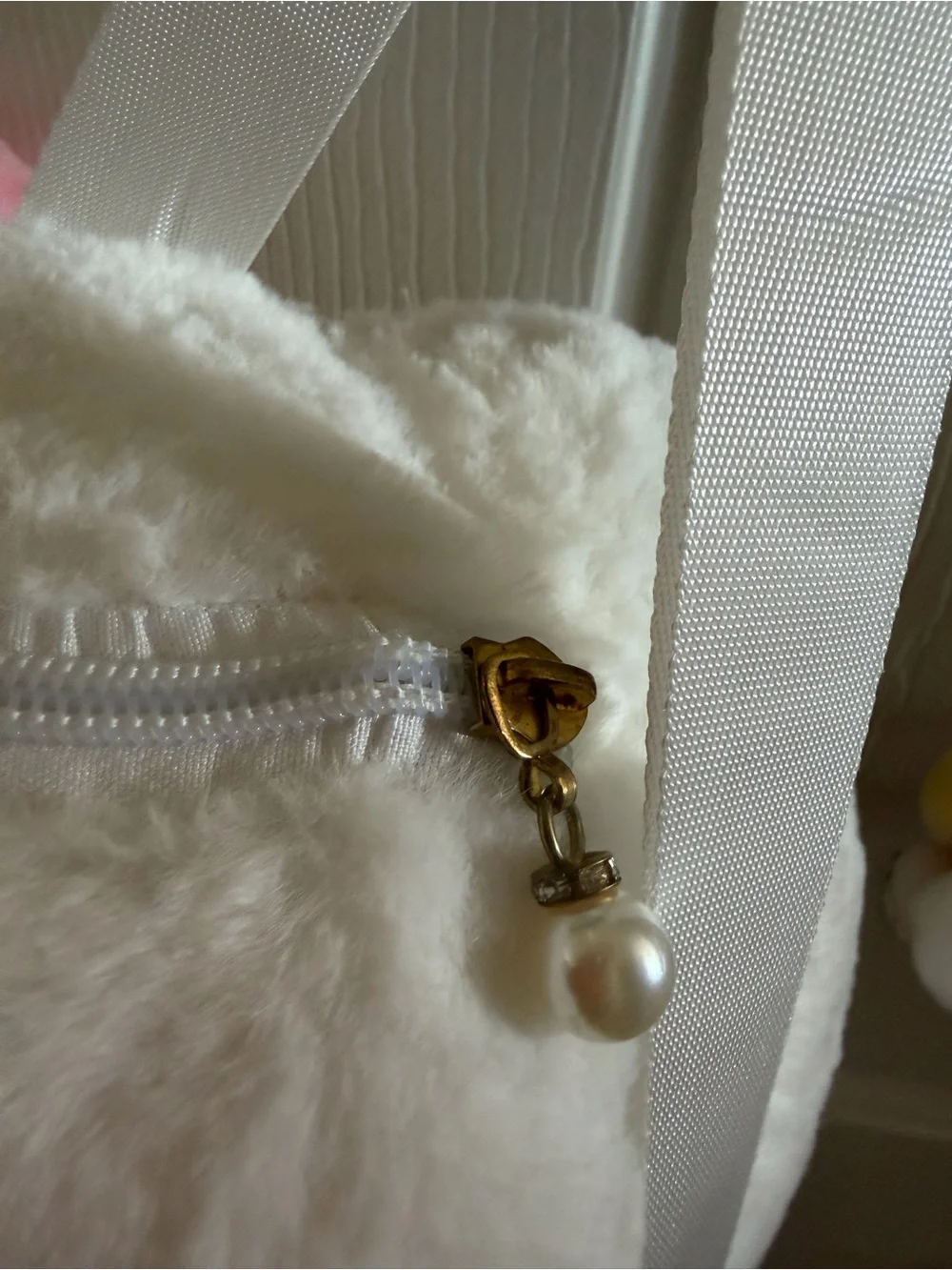 Hello Kitty Plush Backpack in White, Pink and Yellow